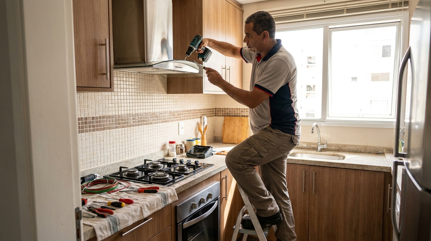Instalação de Exaustor em São Luís‑MA