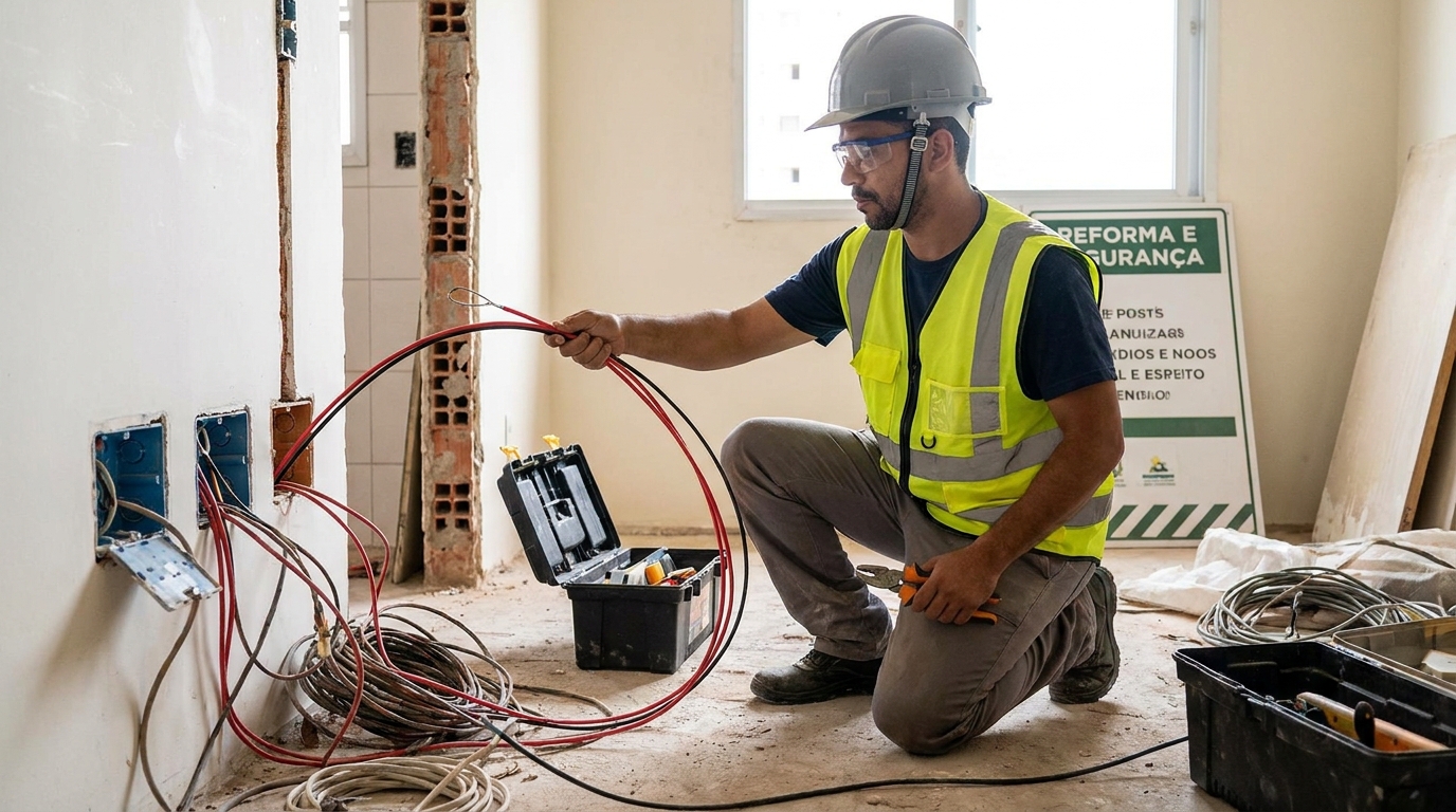 Substituição de Fios Antigos em São Luís‑MA