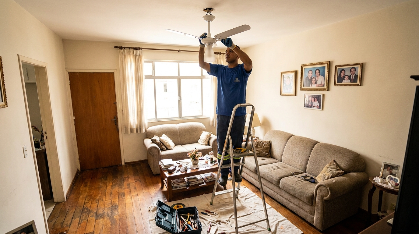 Substituição de Ventilador em São Luís‑MA